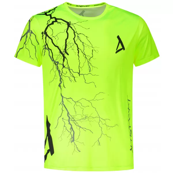  Pánske tričko premium ALTISPORT VOJ/ALM004TR01 NEONOVO žltá 
