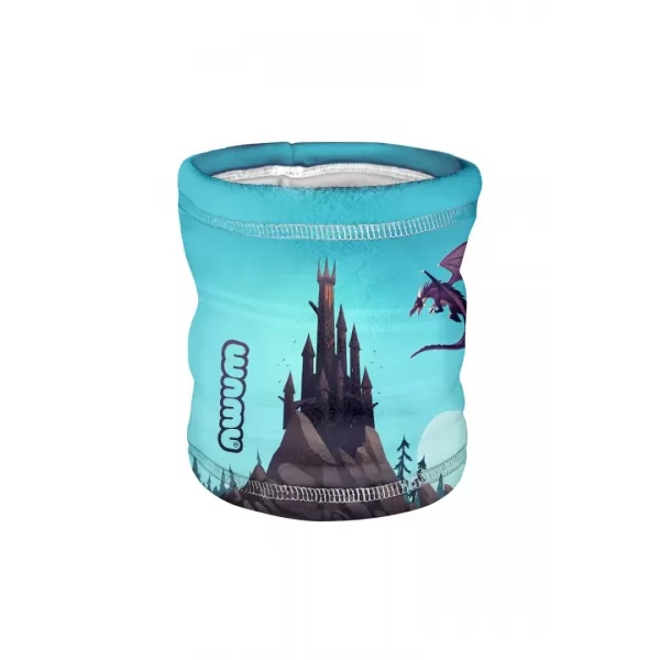  Detský fleecový nákrčník WAMU DRAGON FANTASY modrá 