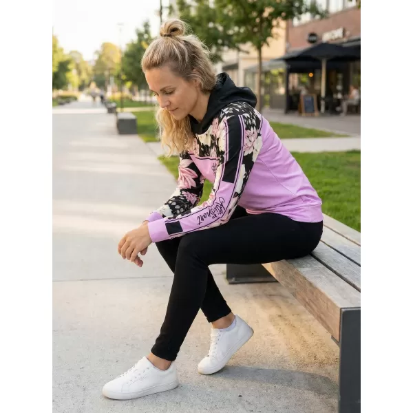  Dámska prémiová mikina ALTISPORT VOJ/ALW008MI01 SVETLO RUŽOVÁ 