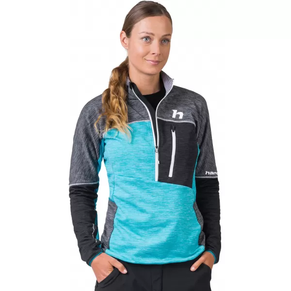  Dámska mikina HANNAH MEDA HZ LIGHT GRAY/ANTHRACITE MEL 