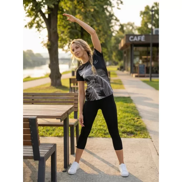  Dámske prémiové funkčné tričko ALTISPORT VOJ/ALW001TR01 ČIERNA ŠEDÁ 