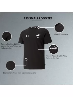 Pánske tričko PUMA ESS SMALL LOGO TEE 586668-01 BLACK