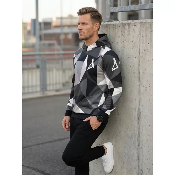  Pánska prémiová mikina ALTISPORT VOJ/ALM007MI01 SIVÁ 