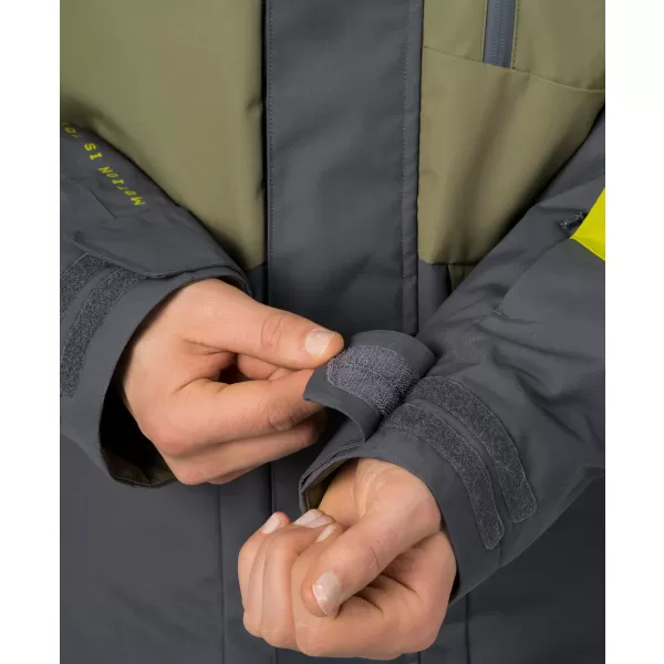  Pánska bunda HANNAH GAROW FD BURNT OLIVE/CITRONELLE 