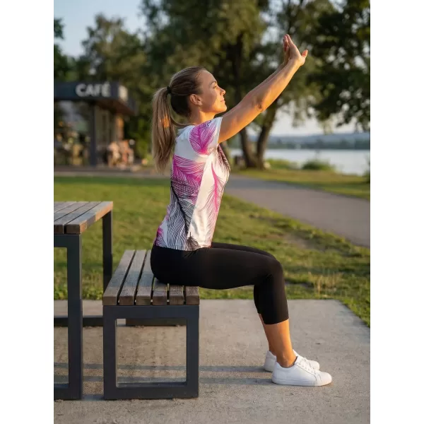  Dámske prémiové funkčné tričko ALTISPORT VOJ/ALW001TR01 BIELA 