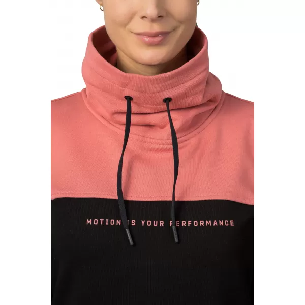  Dámska mikina HANNAH SIBELE ANTHRACITE/FADED ROSE 