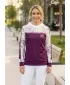 Dámska prémiová mikina ALTISPORT VOJ/ALW008MI01 BORDOVÁ