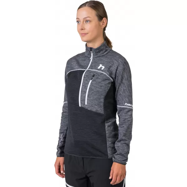  Dámska mikina HANNAH MEDA HZ LIGHT GRAY MEL (WHITE) 