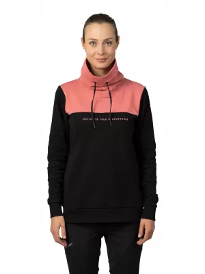Dámska mikina HANNAH SIBELE ANTHRACITE/FADED ROSE