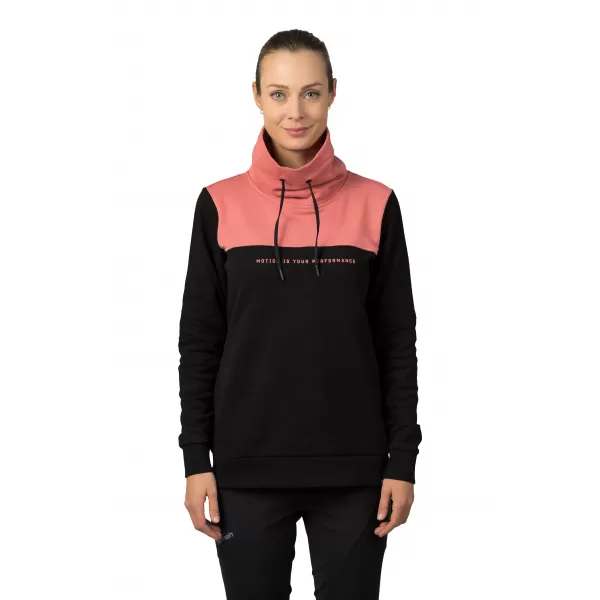  Dámska mikina HANNAH SIBELE ANTHRACITE/FADED ROSE 