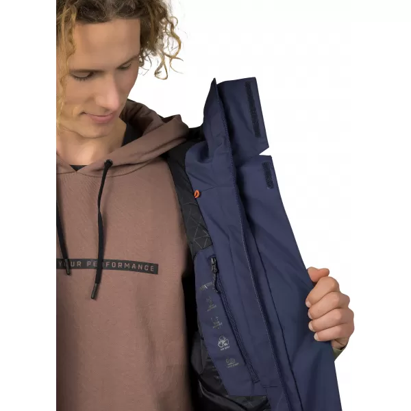  Pánska bunda HANNAH GAROW FD MOOD INDIGO/BURNT OLIVE 