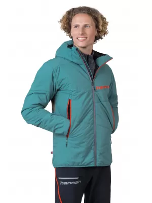 Pánska bunda HANNAH GABBER HOODY OIL BLUE