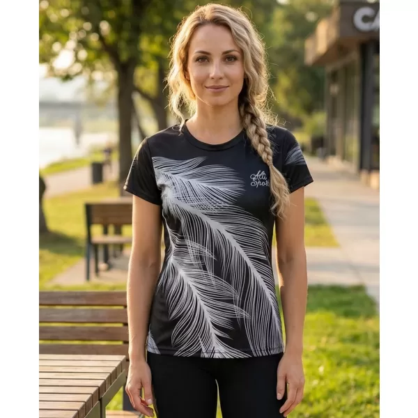  Dámske prémiové funkčné tričko ALTISPORT VOJ/ALW001TR01 ČIERNA ŠEDÁ 