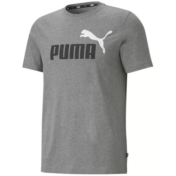  Pánske tričko PUMA ESS+ 2 COL LOGO TEE 586759-03 GRAY 