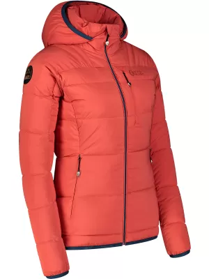 Dámska prešívaná bunda NORDBLANC CONDITIONS NBWJL7716 CIHLOVÁ/ORANŽ