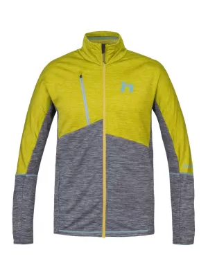 Pánska mikina HANNAH NIRO CITRONELLE/LIGHT GRAY MEL