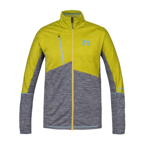  Pánska mikina HANNAH NIRO CITRONELLE/LIGHT GRAY MEL 