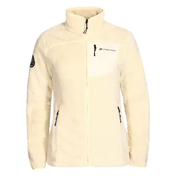  Dámska mikina ALPINE PRO FERADA LSWB408 BIELY 