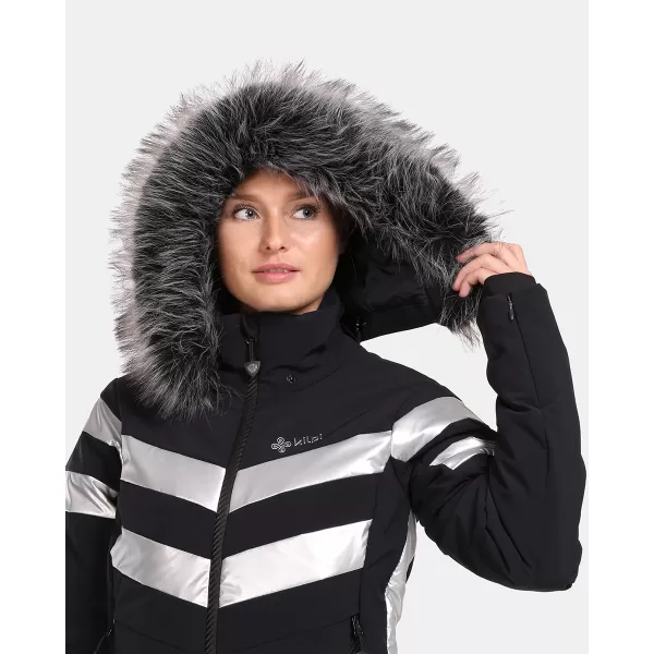  Dámska lyžiarska bunda KILPI LTD ASTER-W UL0141KI čierna 