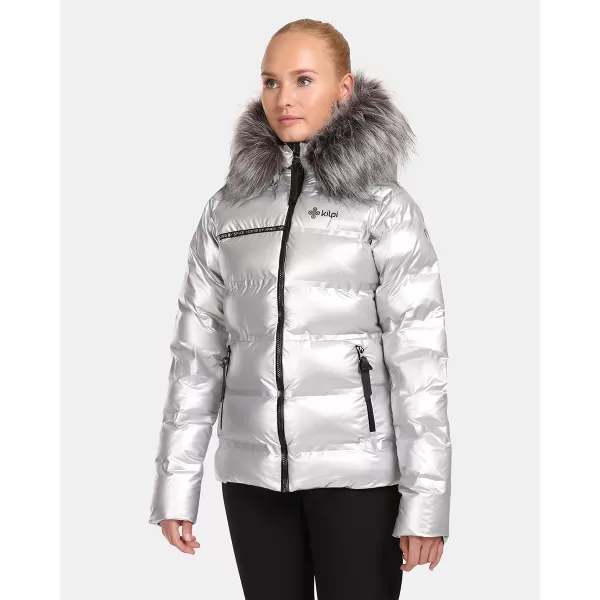  Dámska zimná bunda KILPI LTD SIRIUS-W UL0142KI STRIEBORNÁ 
