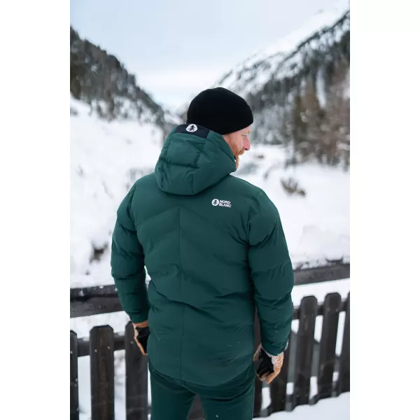  Pánska zimná bunda NORDBLANC BRILLIANCY NBWJM7926 TMAVO zelená 