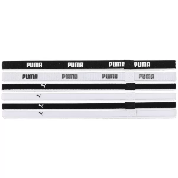  Dámska čelenka PUMA AT SPORTBANDS (6PCS) 053452-09 BLACK 