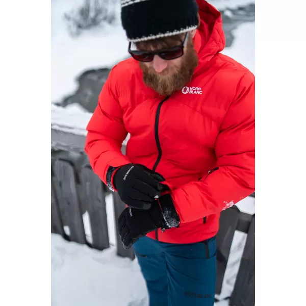  Pánska zimná bunda NORDBLANC BRILLIANCY NBWJM7926 červená 