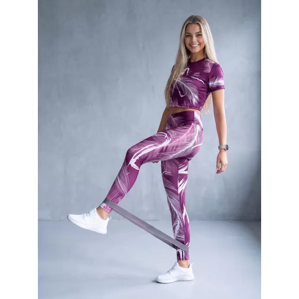  Dámske dlhé legíny premium ALTISPORT VOJ/ALW001LEG01 FUCHSIOVÁ 
