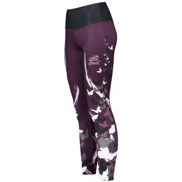  Dámske dlhé legíny premium ALTISPORT VOJ/ALW022LEG01 fialová 