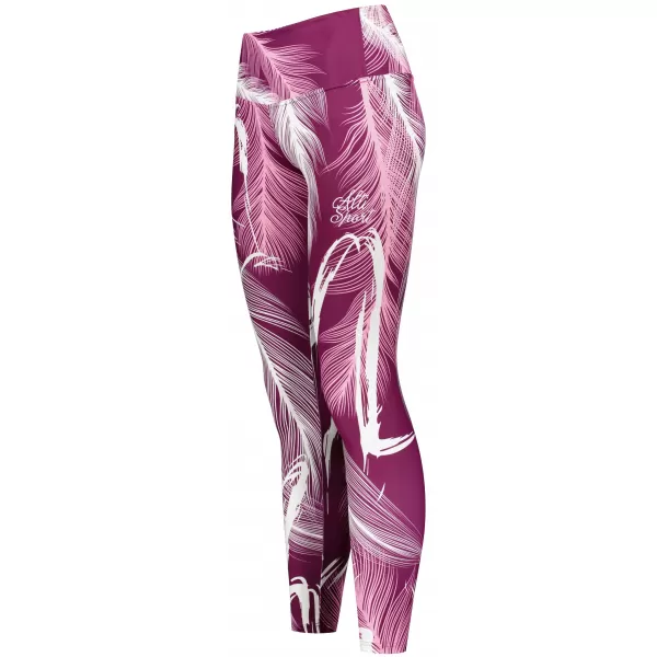  Dámske dlhé legíny premium ALTISPORT VOJ/ALW001LEG01 FUCHSIOVÁ 