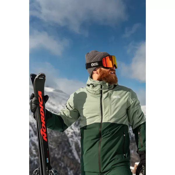  Pánska lyžiarska bunda NORDBLANC START NBWJM7925 zelená 