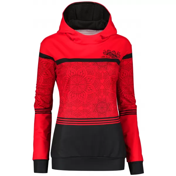  Dámska mikina premium ALTISPORT VOJ/ALW023MI01 červená 