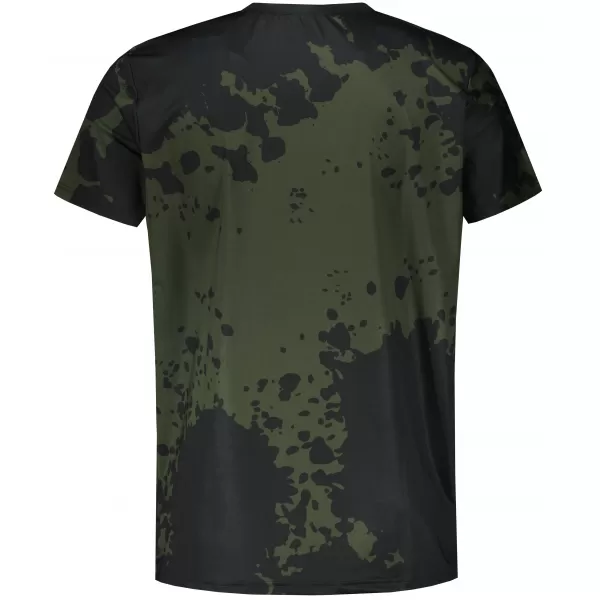  Pánske funkčné tričko premium plus ALTISPORT VOJ/ALM012TR02 ČIERNA/ARMY 