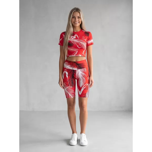  Dámske legíny nad kolená premium ALTISPORT VOJ/ALW001LEG02 červená 