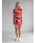 Dámske legíny nad kolená premium ALTISPORT VOJ/ALW001LEG02 červená