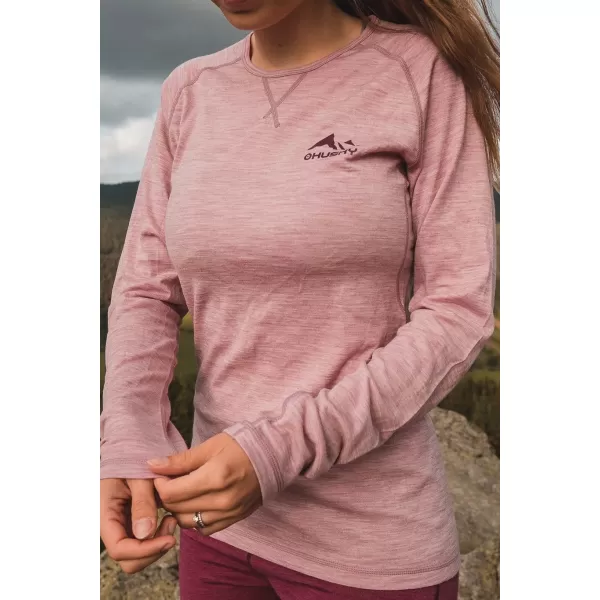  Dámske termo tričko HUSKY MEROW L FADED PINK 
