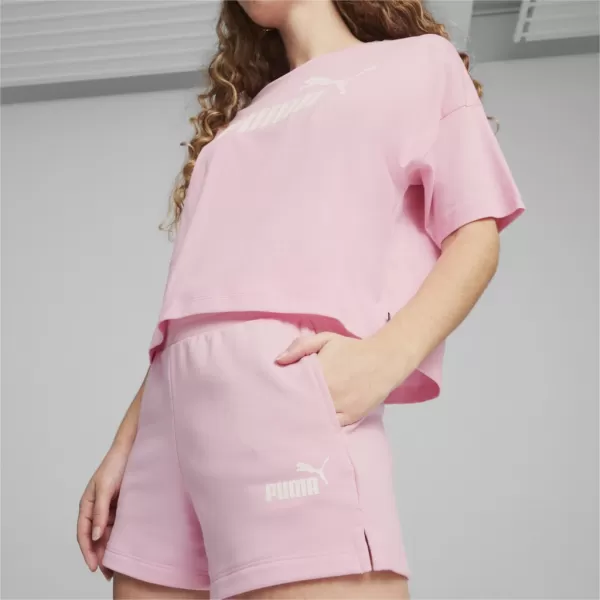  Dámske šortky PUMA ESS 4 SWEAT SHORTS 586825-30 PINK 