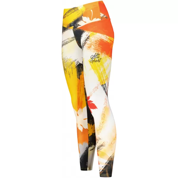  Dámske dlhé legíny premium ALTISPORT VOJ/ALW019LEG01 oranžová 