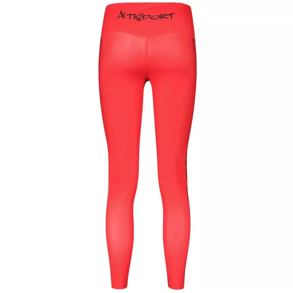  Dámske dlhé legíny premium ALTISPORT VOJ/ALW021LEG01 červená 