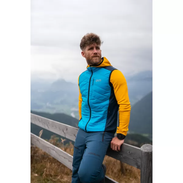 Pánska športová vesta NORDBLANC WINTERTIME NBWJM7986 KRÁĽOVSKY modrá 