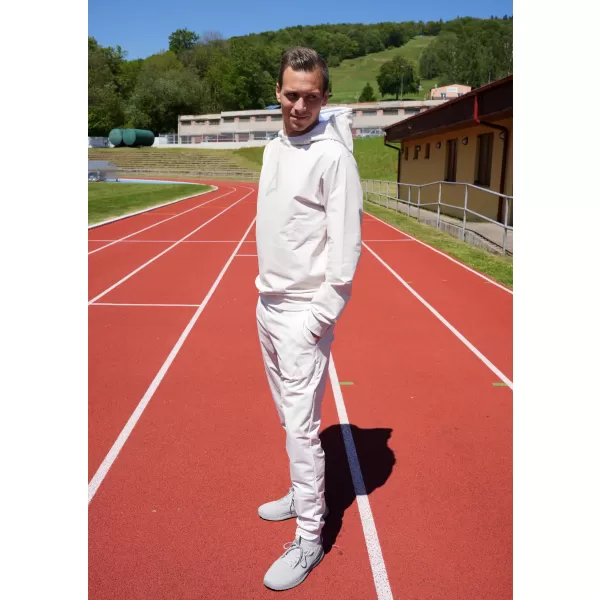  Unisex prémiové funkčné tepláky ALTISPORT VOJ/ALM013TEP01 HNEDÁ 