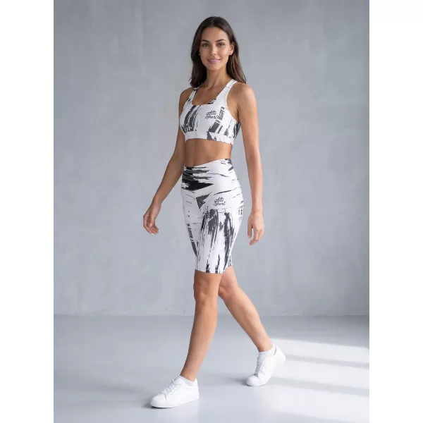  Dámské legíny nad kolena premium ALTISPORT VOJ/ALW010LEG02 BÍLÁ 