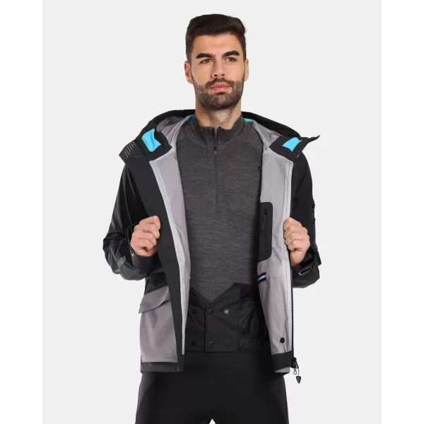  Pánska bunda KILPI LTD ARCHER-M UM0140KI čierna 
