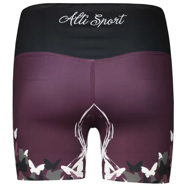  Dámske krátke prémiové legíny ALTISPORT VOJ/ALW022LEG03 FIALOVÁ 