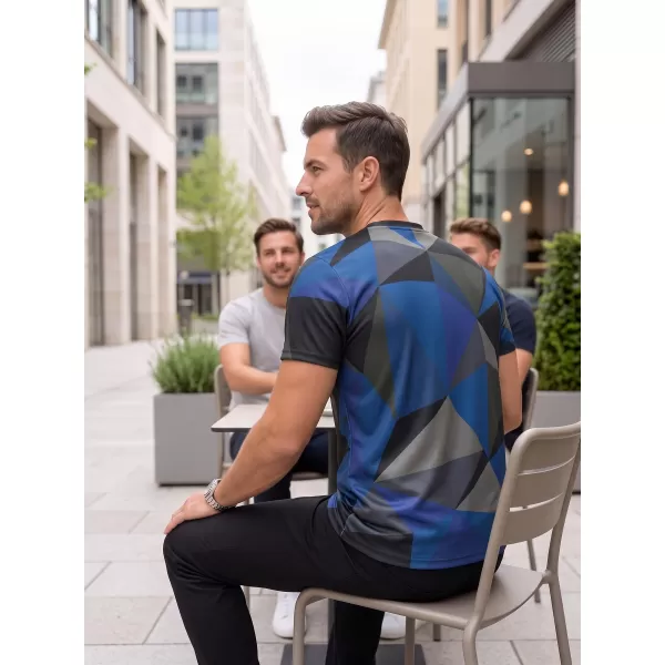  Pánske funkčné tričko premium plus ALTISPORT VOJ/ALM007TR02 TMAVO modrá 