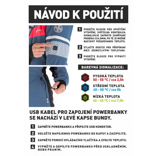  Dámska lyžiarska bunda KILPI EMILIN-W UL0110KI čierna 