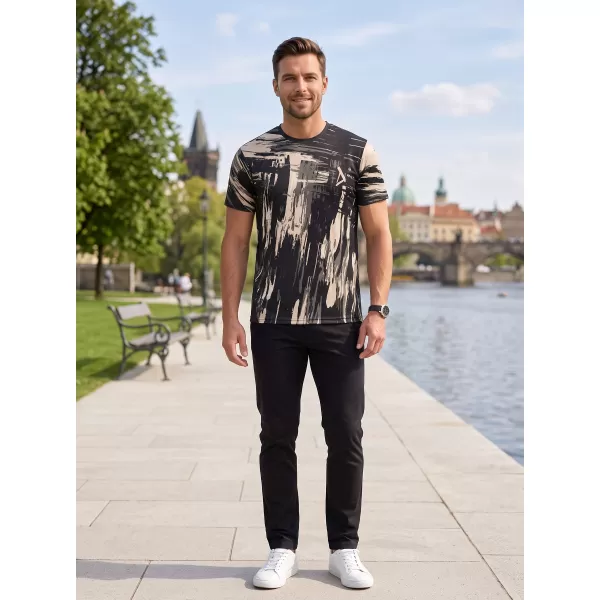  Pánské funkční triko premium ALTISPORT VOJ/ALM010TR01 ČERNOHNĚDÁ 