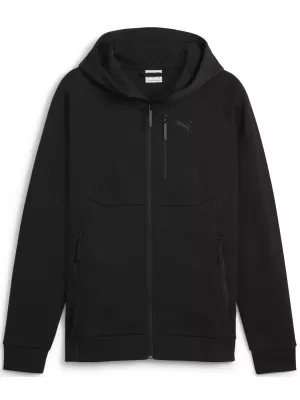 Pánska mikina PUMA PUMATECH FULL-ZIP HOODIE 624385-01 BLACK