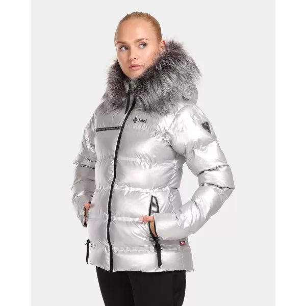  Dámska zimná bunda KILPI LTD SIRIUS-W UL0142KI STRIEBORNÁ 
