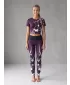 Dámske dlhé legíny premium ALTISPORT VOJ/ALW022LEG01 fialová
